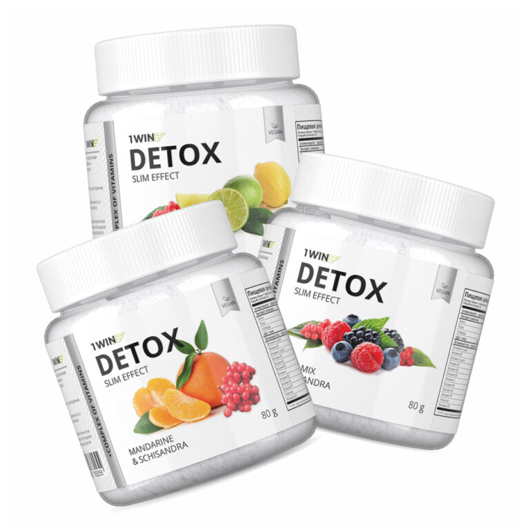 1win Набор Детокс 3 + экстракт лимонника, 80 г