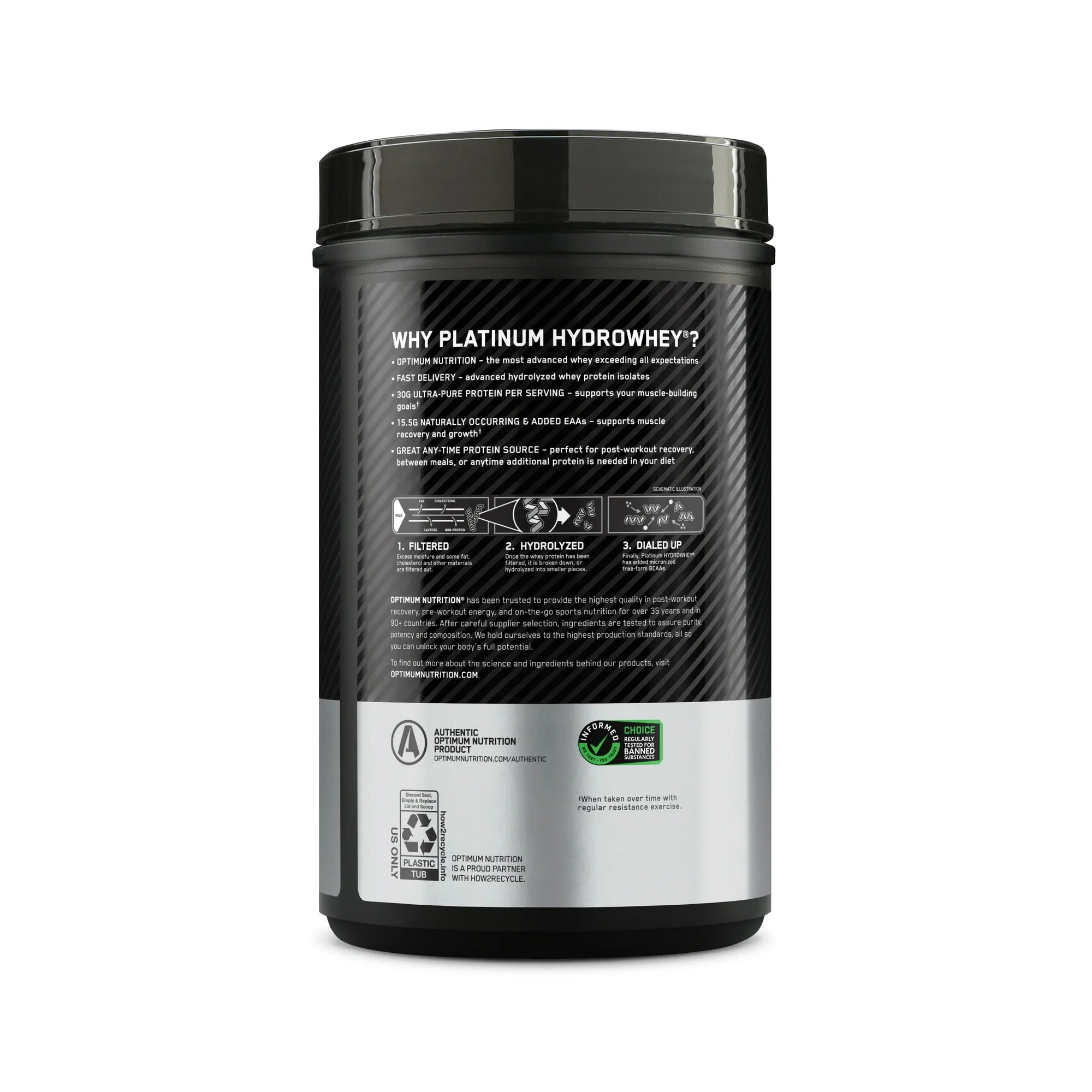 Optimum Nutrition Platinum Hydro Whey 850 г