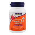 NOW Vitamin D-3 5000, 240 капсул