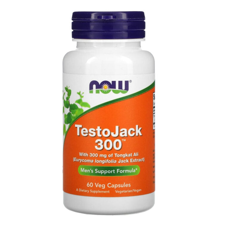 NOW Testo Jack 300, 60 капсул