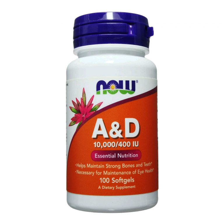 NOW Vitamin A & D 10000\400 IU, 100 капсул