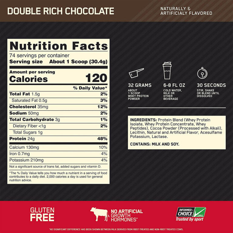 Optimum Nutrition Whey Gold Standard 100%, 2.27 кг