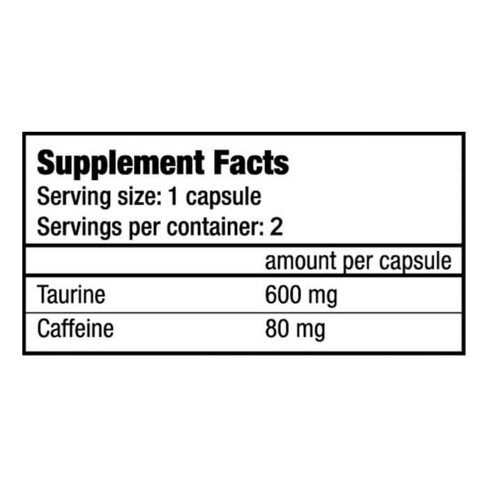 BioTechUSA Caffeine + Taurine, 60 капсул