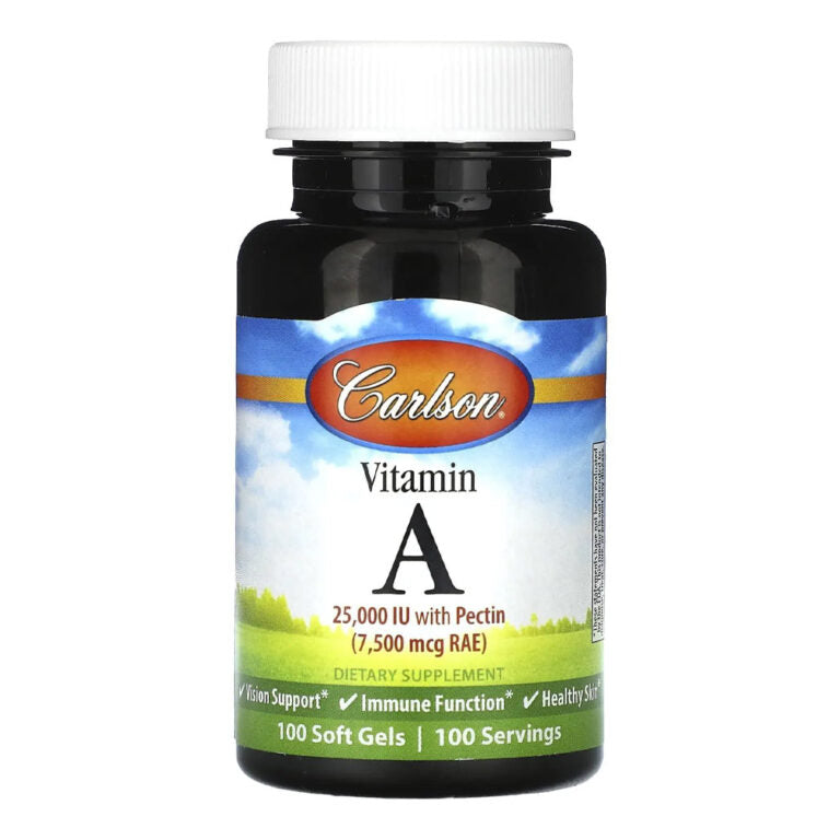 Carlson Vitamin A 25000IU, 100 капсул