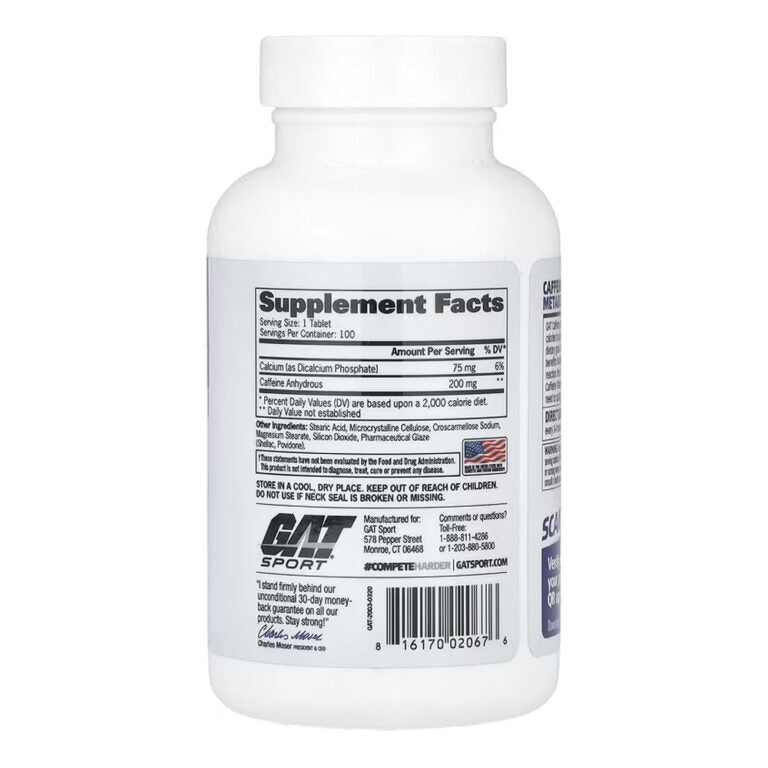 GAT Caffeine, 100 таблеток