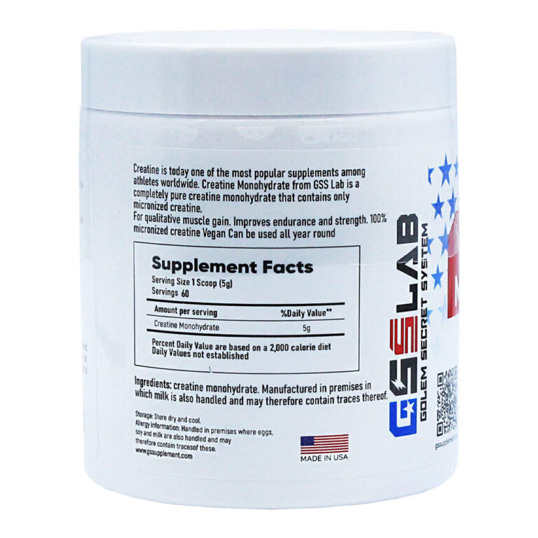 GSSLab Creatine Monohydrate, 300 г