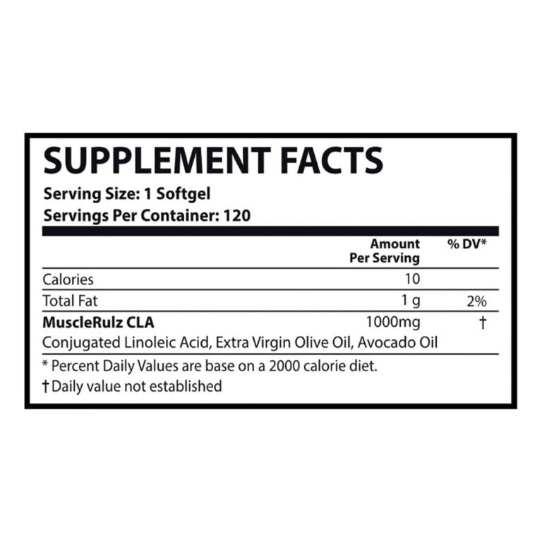 Muscle Rulz CLA 1000, 120 капсул