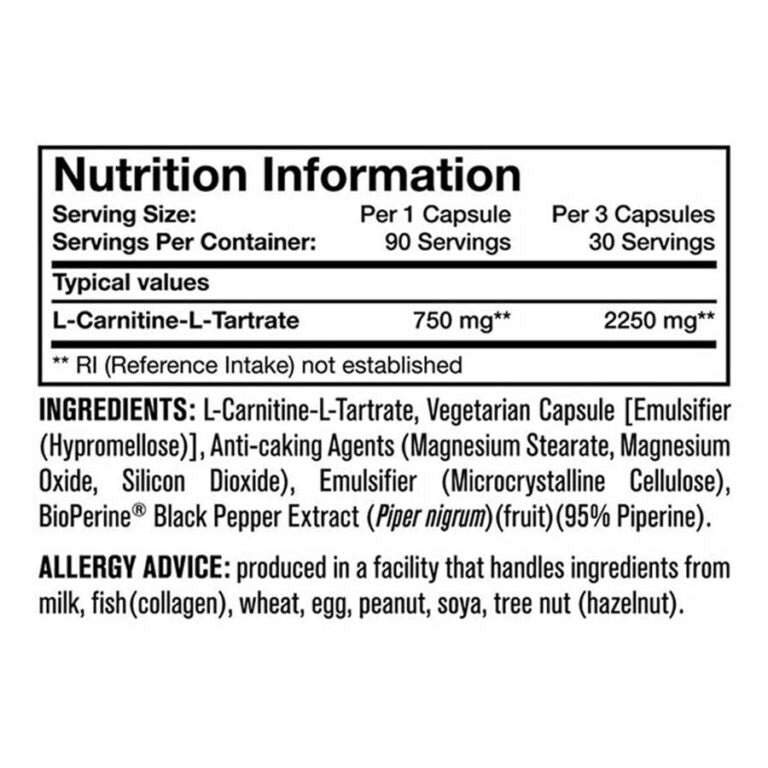 Mutant L-Carnitine, 90 капсул