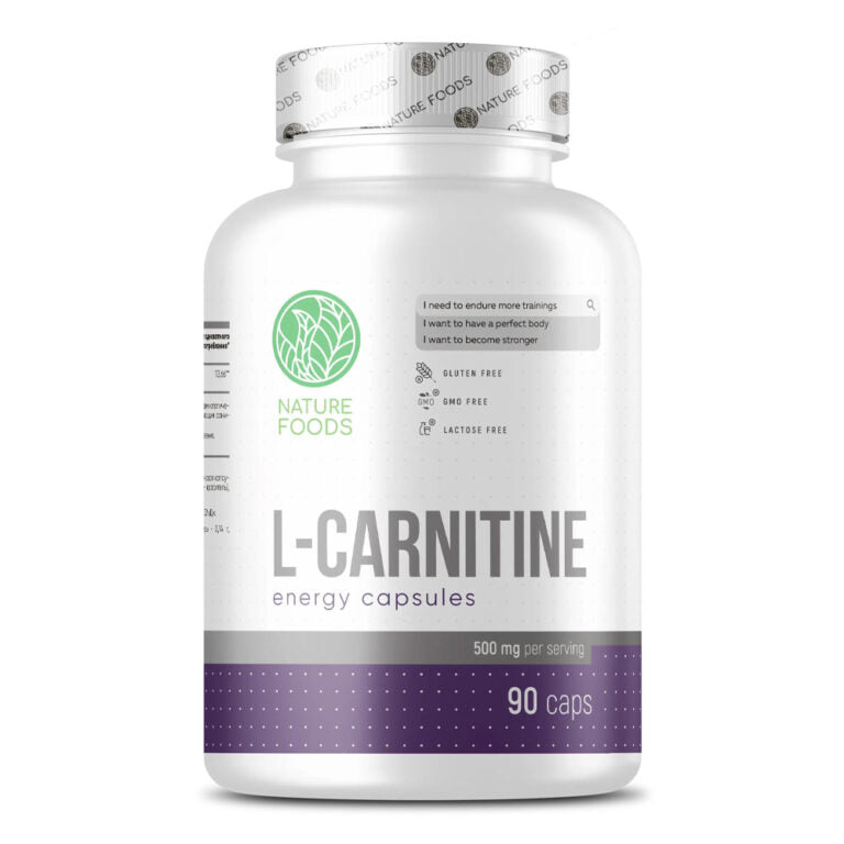 Nature Foods Carnitine 500мг, 90 капсул