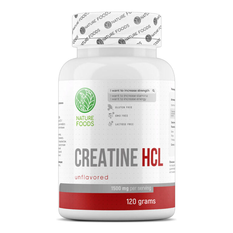 Nature Foods Creatine hydrochloride, 120 г