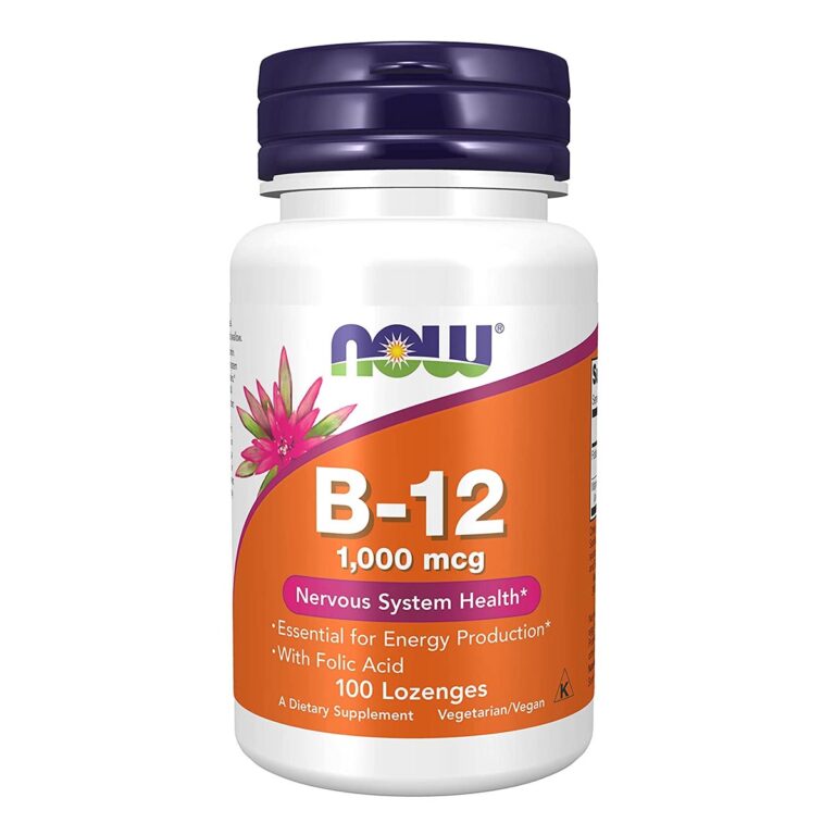 NOW Vitamin B-12 1000mcg, 100 пастилок