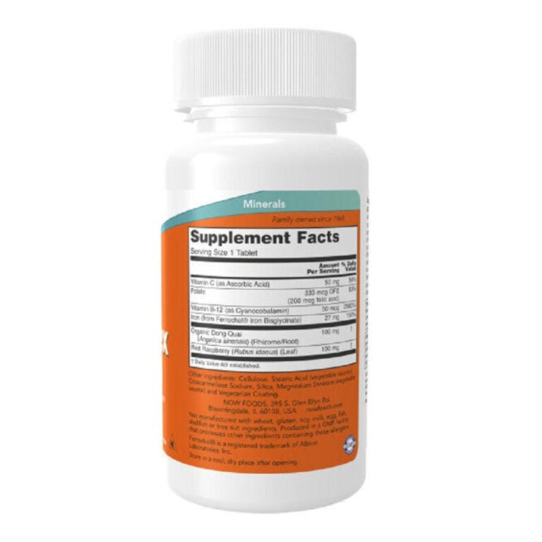 NOW Iron Complex, 100 капсул