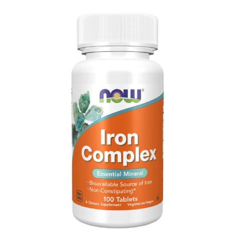 NOW Iron Complex, 100 капсул