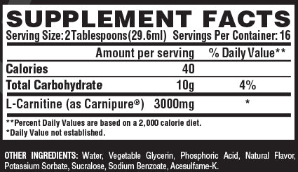 Nutrex Liquid Carnitine 3000, 473 мл