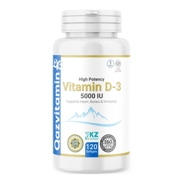 Qazvitamin D3 5000, 120 капсул