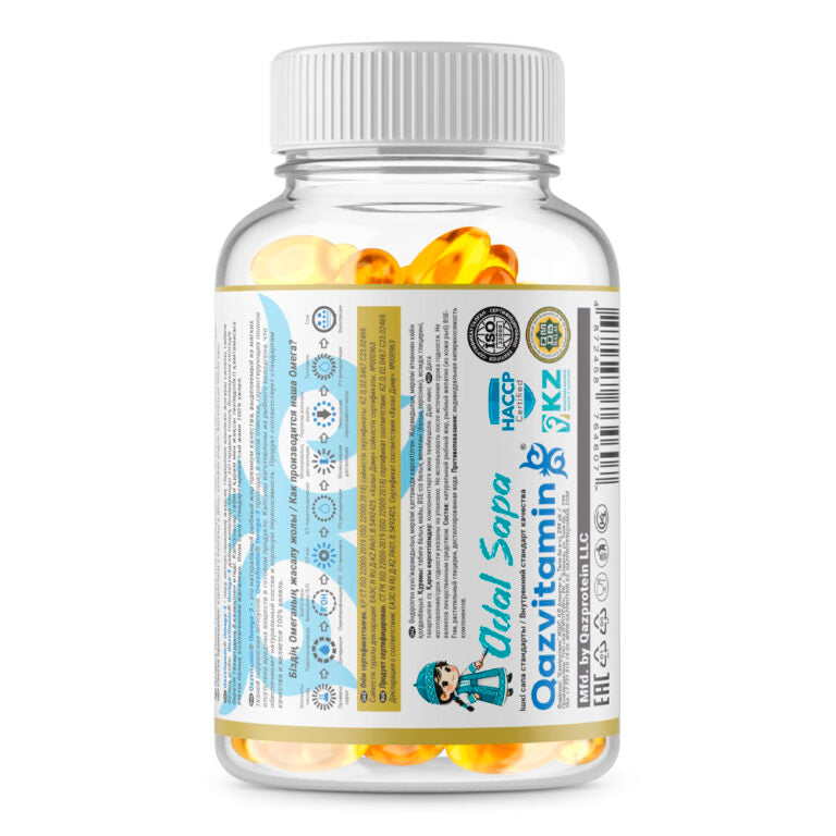Qazvitamin Omega-3, 100 капсул