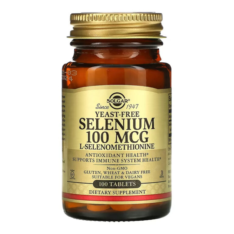 Solgar Selenium Yeast-Free 100, 100 таблеток